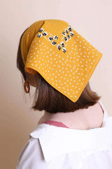 Dotted & Floral Bandana - Boho Clothing and Accessories - Flyclothing LLC
