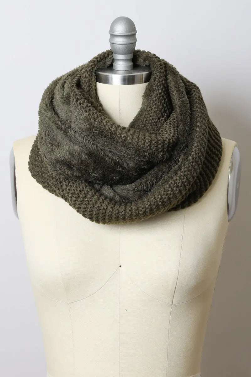 Knit Infinity Scarf - Boho Clothing and Accessories - Flyclothing LLC