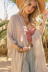 Sunshine Pom Kimono - Boho Clothing and Accessories - Flyclothing LLC