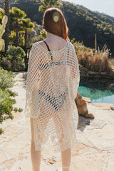 Breezy Crochet Kimono – Effortless Boho Layering Piece