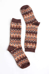 Cozy Tribal Pattern Socks - Boho Clothing and Accessories - Flyclothing LLC