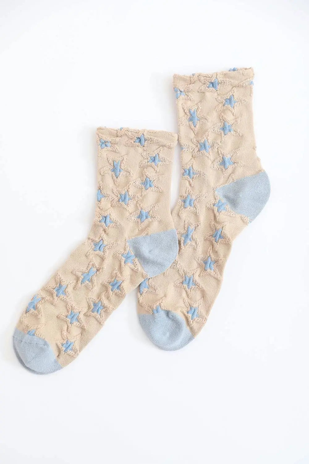 Eco-Friendly Star Design Socks - Boho Clothing and Accessories - Flyclothing LLC