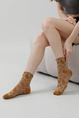 Cashew-Print Socks – Lightweight & Breathable Comfort 🌰🧦