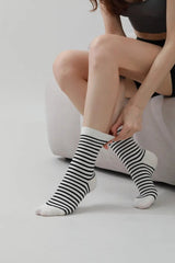 Retro Striped Mid-Calf Socks – Vintage Athletic Vibes 🧦⚡
