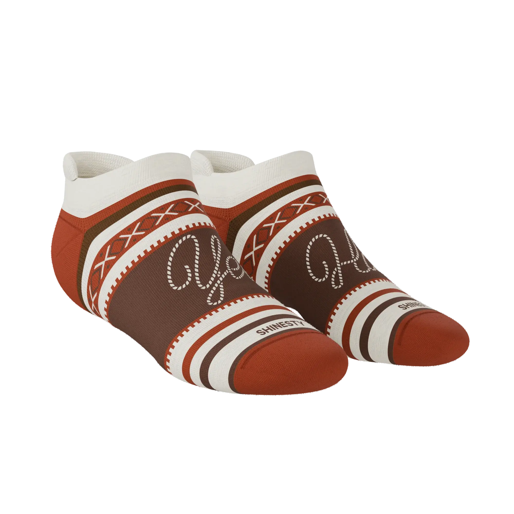 The Yee Haw | Lasso Heel Hammock™ Ankle Socks - Shinesty - Flyclothing LLC