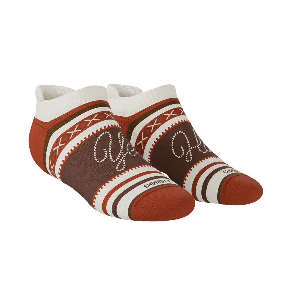 The Yee Haw | Lasso Heel Hammock™ Ankle Socks - Shinesty - Flyclothing LLC