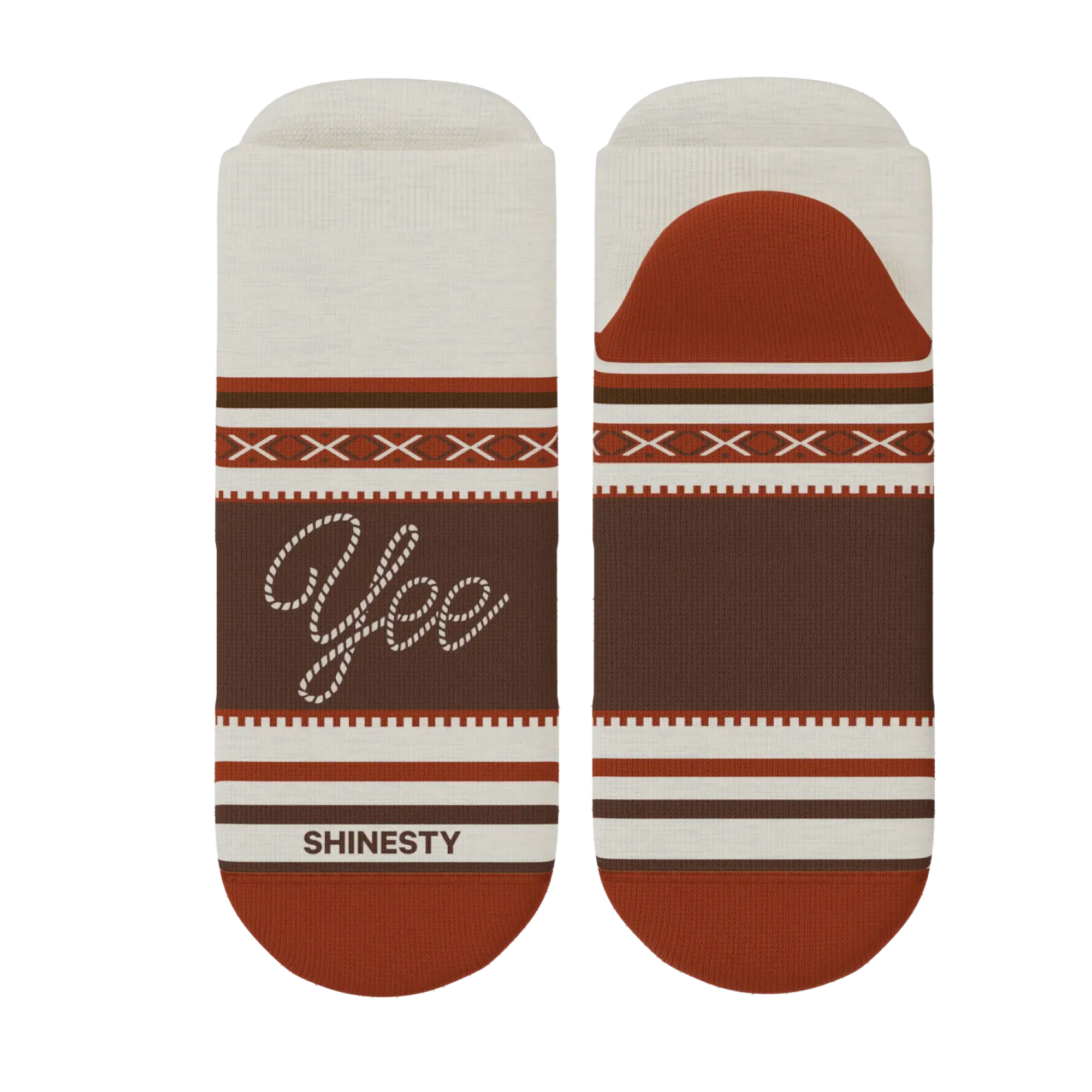 The Yee Haw | Lasso Heel Hammock™ Ankle Socks - Shinesty - Flyclothing LLC