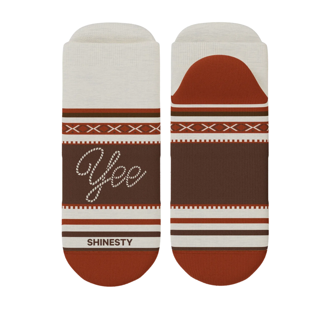 The Yee Haw | Lasso Heel Hammock™ Ankle Socks - Shinesty - Flyclothing LLC