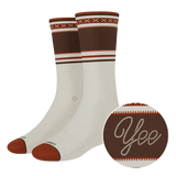 The Yee Haw | Lasso Heel Hammock™ Crew Socks - Shinesty - Flyclothing LLC