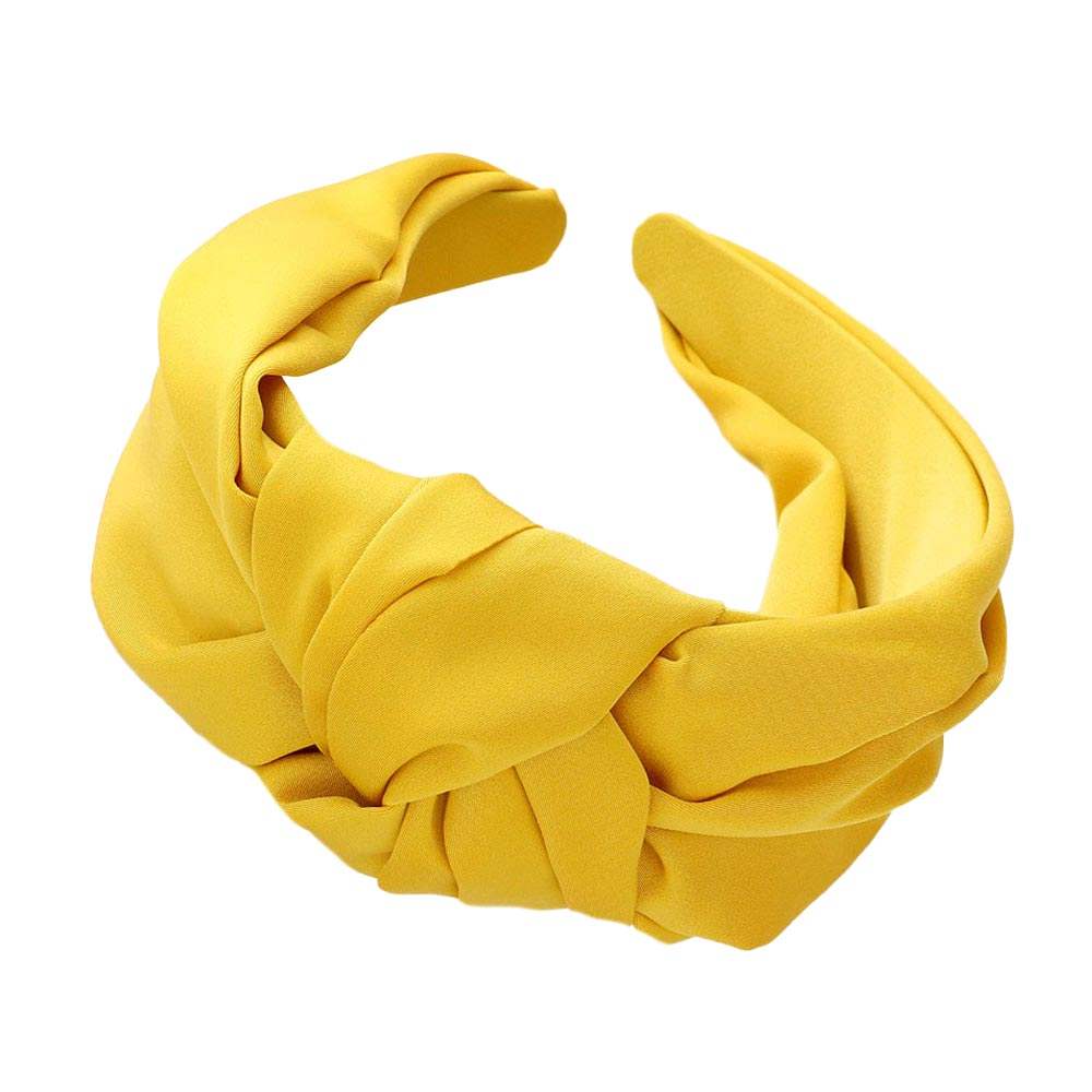 Beautiful Solid Knot Burnout Headband - Madeline Love - Flyclothing LLC