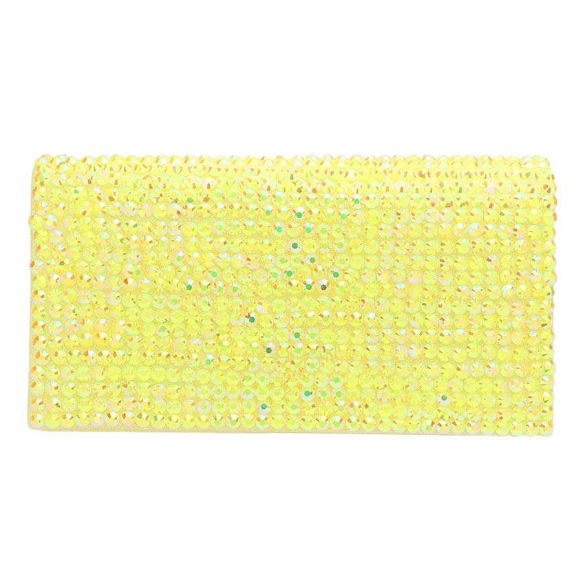 Bling Studded Evening Clutch Crossbody Bag - Madeline Love - Flyclothing LLC