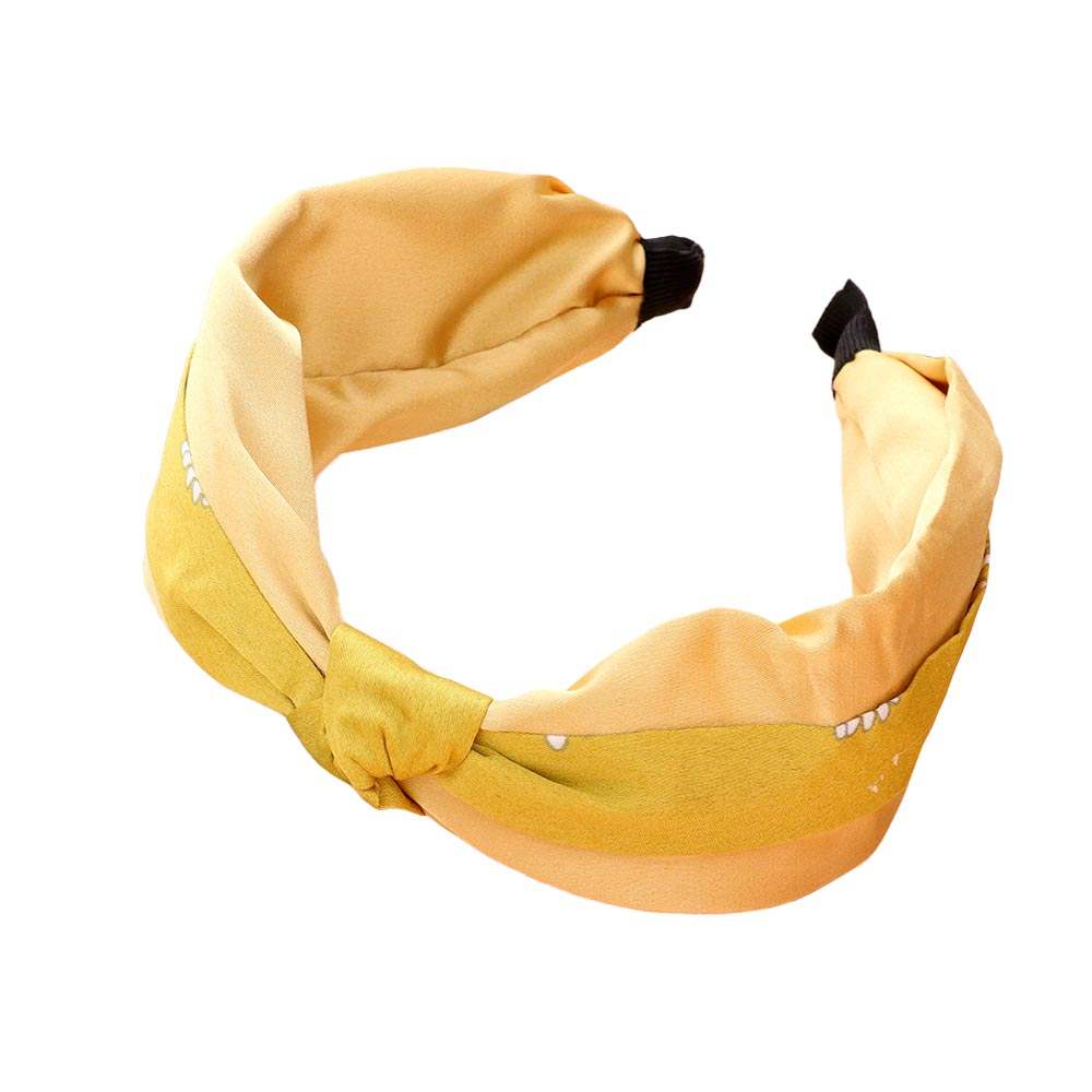 Daisy Flower Pointed Knot Burnout Headband - Madeline Love - Flyclothing LLC