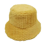 Fuzzy Faux Fur Bucket Hat - Madeline Love - Flyclothing LLC
