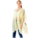 I Washed Up Like This Solid Lettering Cover Up Poncho - Madeline Love - Flyclothing LLC