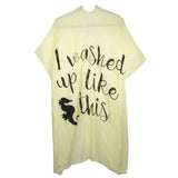 I Washed Up Like This Solid Lettering Cover Up Poncho - Madeline Love - Flyclothing LLC