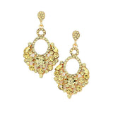 Marquise Crystal Chandelier Statement Evening Earrings - Madeline Love - Flyclothing LLC