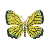 Rhinestone Pave Butterfly Pin Brooch - Madeline Love - Flyclothing LLC