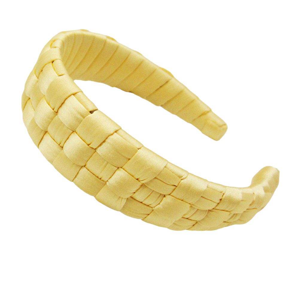 Satin Braided Headband - Madeline Love - Flyclothing LLC
