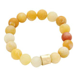 Semi precious stone beaded stretch bracelet - Madeline Love - Flyclothing LLC