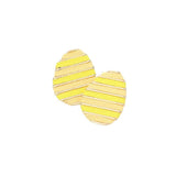 Thread Wrapped Easter Egg Stud Earrings - Madeline Love - Flyclothing LLC