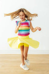 Yellow Twirl Skort - Mila & Rose ® - Flyclothing LLC