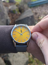 Yellow Sunburst Watch - The Beyond Boring Watch Company - Flyclothing LLC