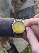 Yellow Sunburst Watch - The Beyond Boring Watch Company - Flyclothing LLC