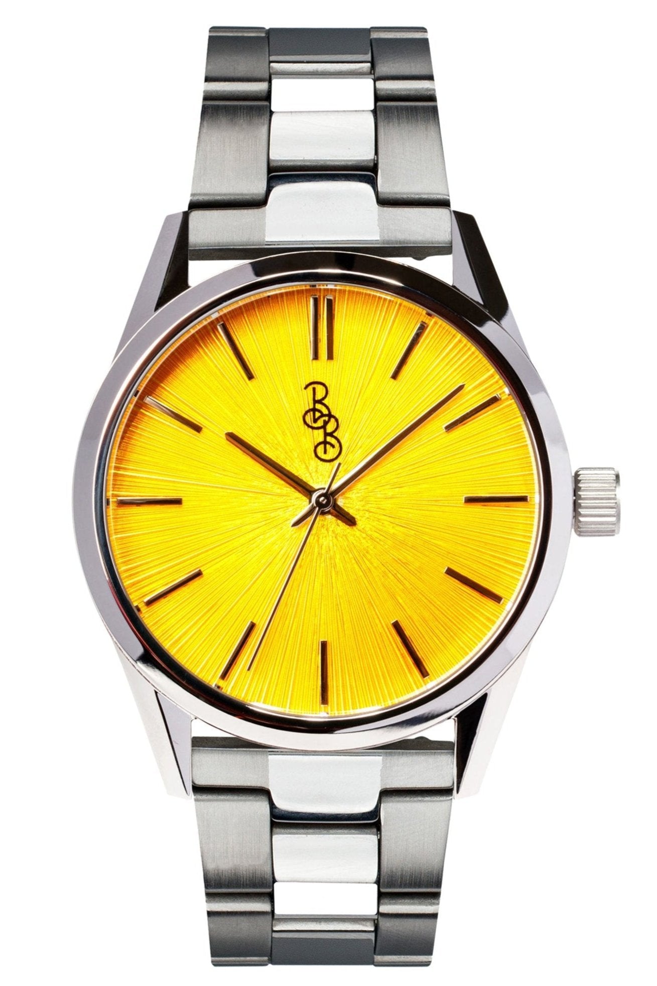 Yellow Sunburst Watch - The Beyond Boring Watch Company - Flyclothing LLC