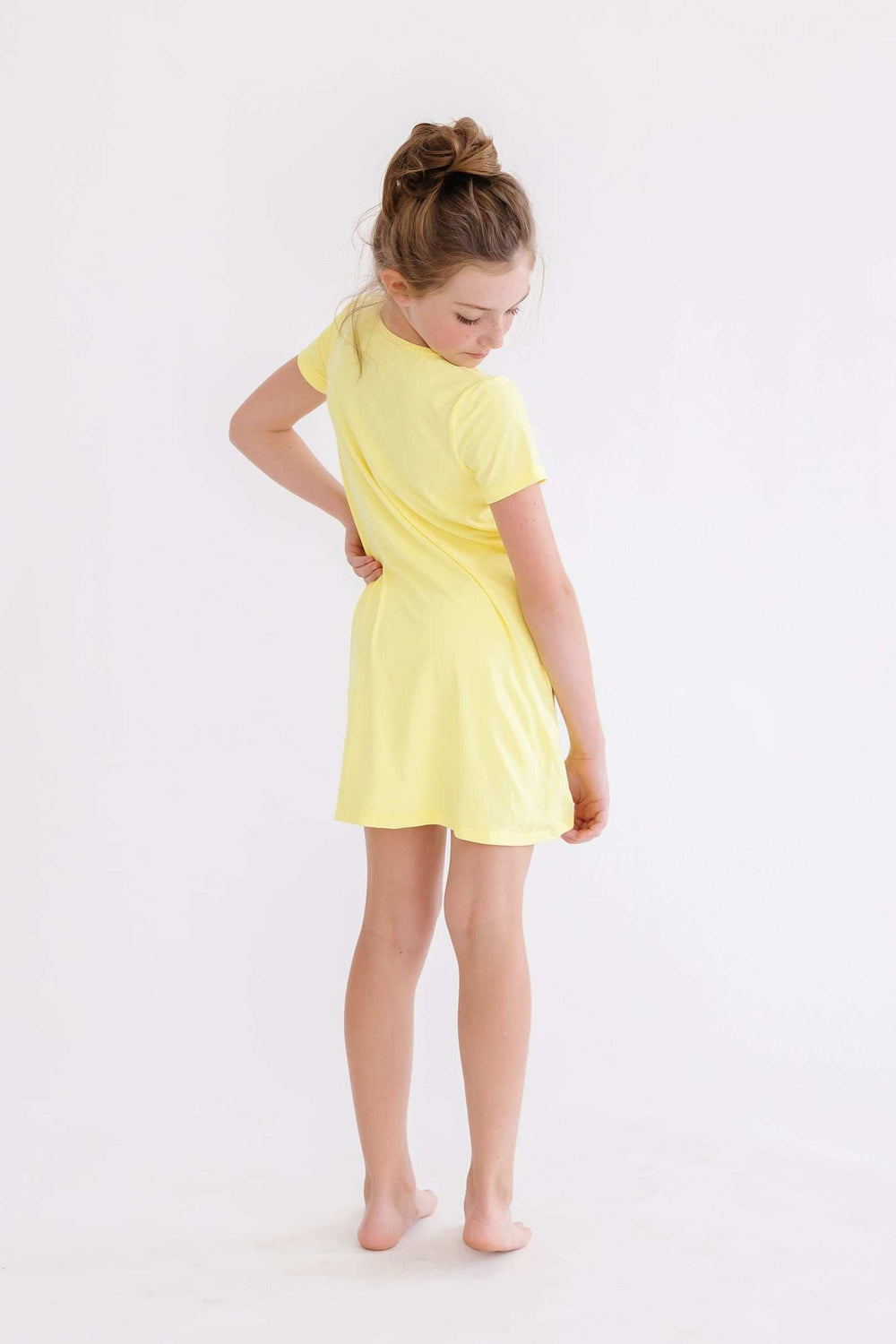 Yellow T-Shirt Dress - Mila & Rose ® - Flyclothing LLC