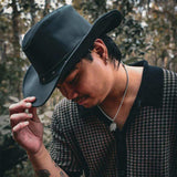 Yellowstone – Premium Leather Cowboy Hat with Western Heritage - Unik Just for Bikers - Flyclothing LLC