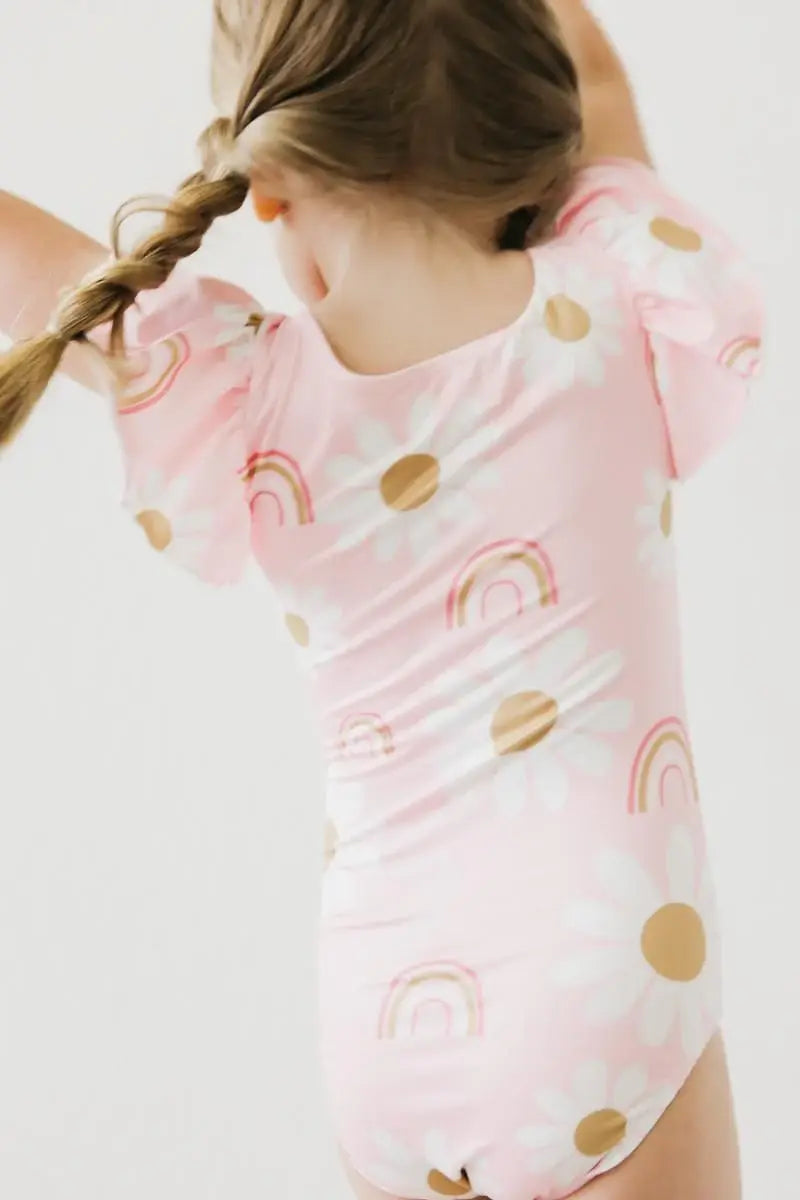 You are My Sunshine S/S Flutter Sleeve Leotard - Mila & Rose ® - Flyclothing LLC