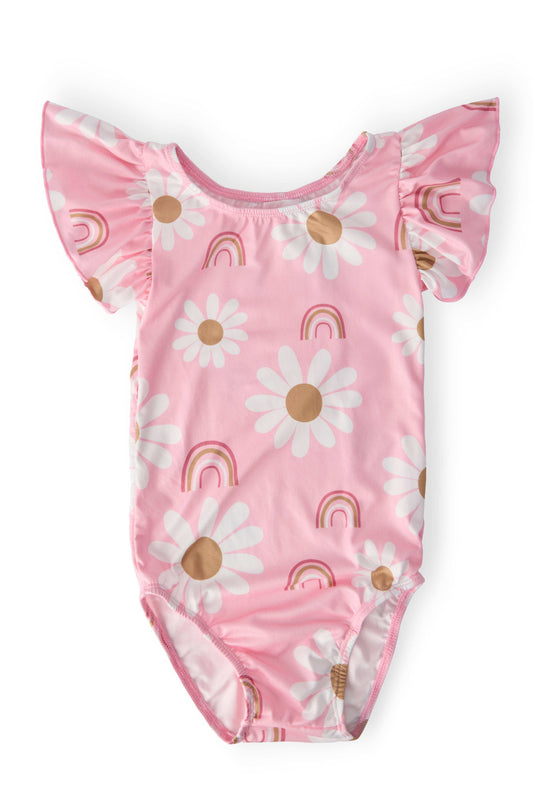 You are My Sunshine S/S Flutter Sleeve Leotard - Mila & Rose ® - Flyclothing LLC