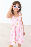 You are My Sunshine Ruffle Cross Back Dress - Mila & Rose ® - Flyclothing LLC