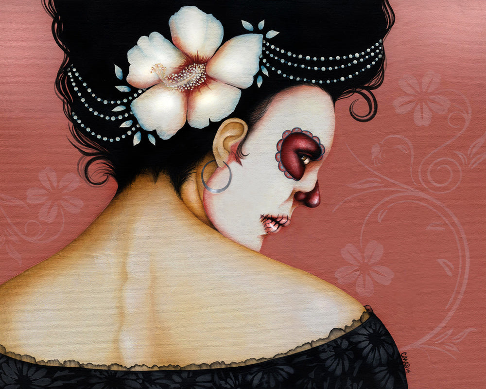 Black Market Art Company Your Soul Awaits & Day of the Dead Art Print