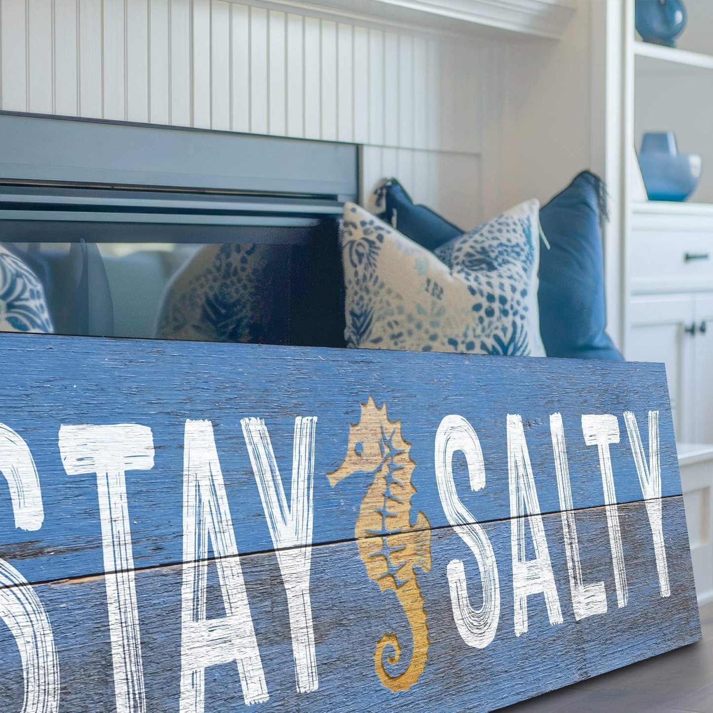 Stay Salty Coastal Sign VII - Tailored Canvases - Flyclothing LLC