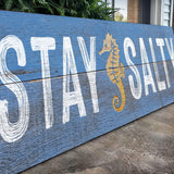 Stay Salty Coastal Sign VII - Tailored Canvases - Flyclothing LLC
