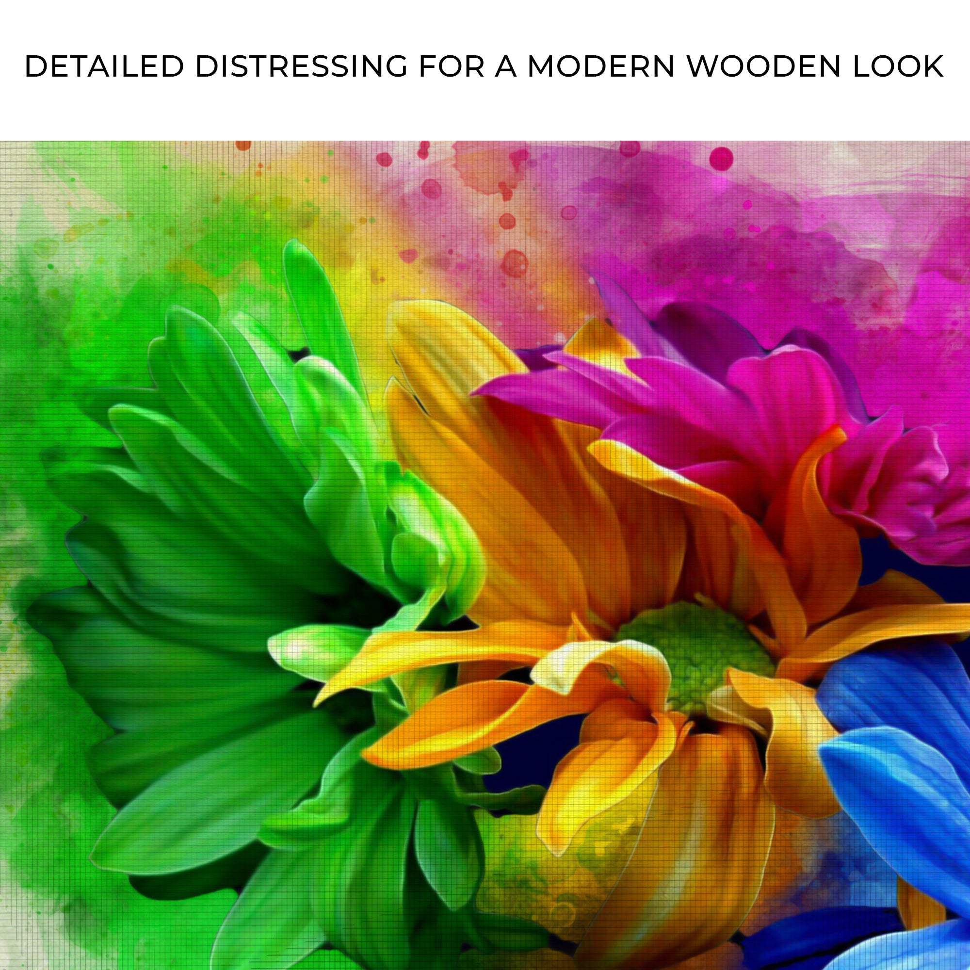 Watercolor Daisies Canvas Wall Art - Tailored Canvases - Flyclothing LLC