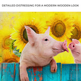 Sunflower Pigs Canvas Wall Art - Tailored Canvases - Flyclothing LLC