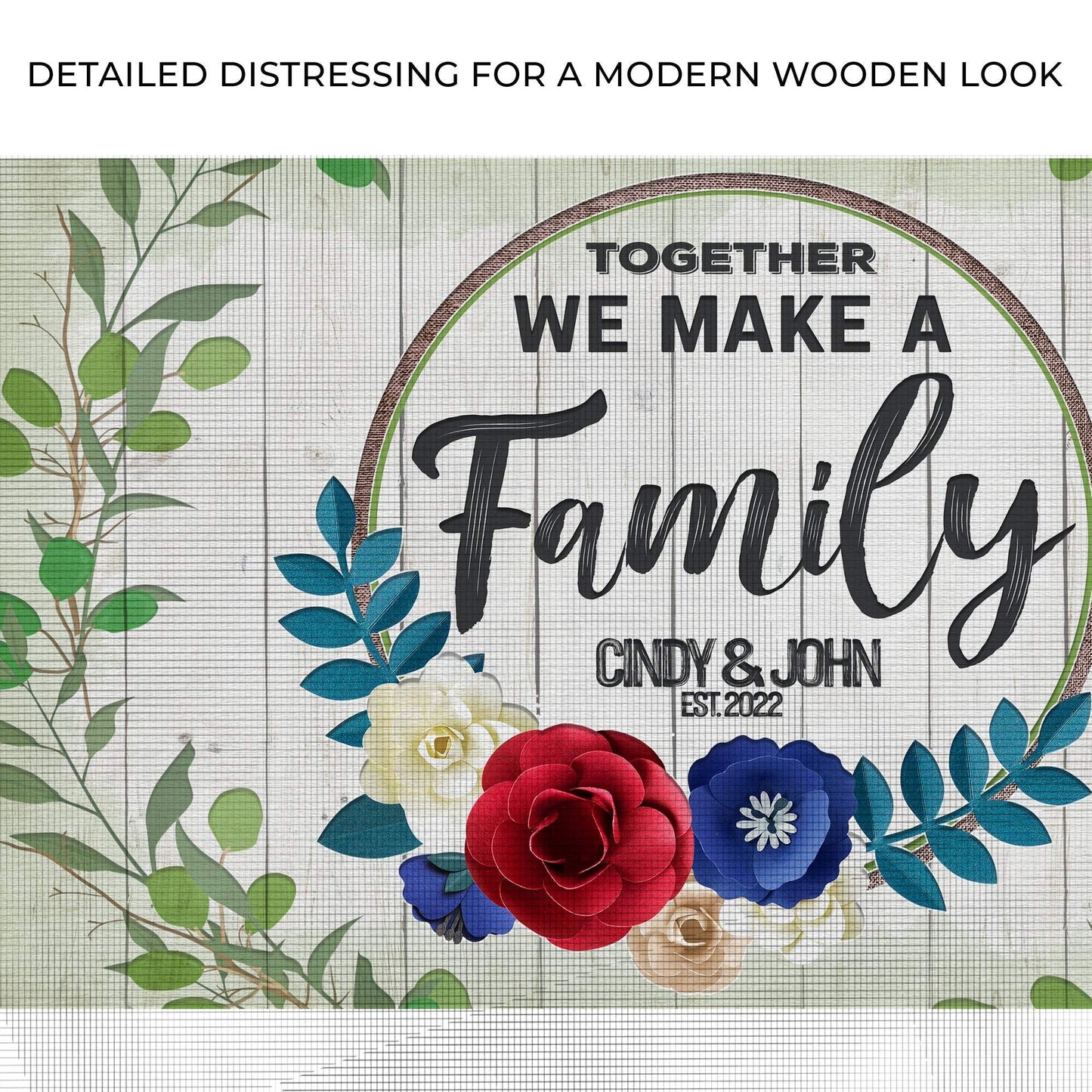 Together We Make A Family Sign - Tailored Canvases - Flyclothing LLC