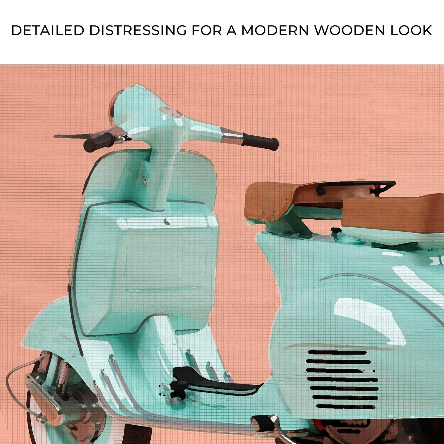 Scooter Motorcycle Rare Vespa Canvas Wall Art - Tailored Canvases - Flyclothing LLC