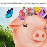 The Most Adorable Pig Canvas Wall Art - Tailored Canvases - Flyclothing LLC