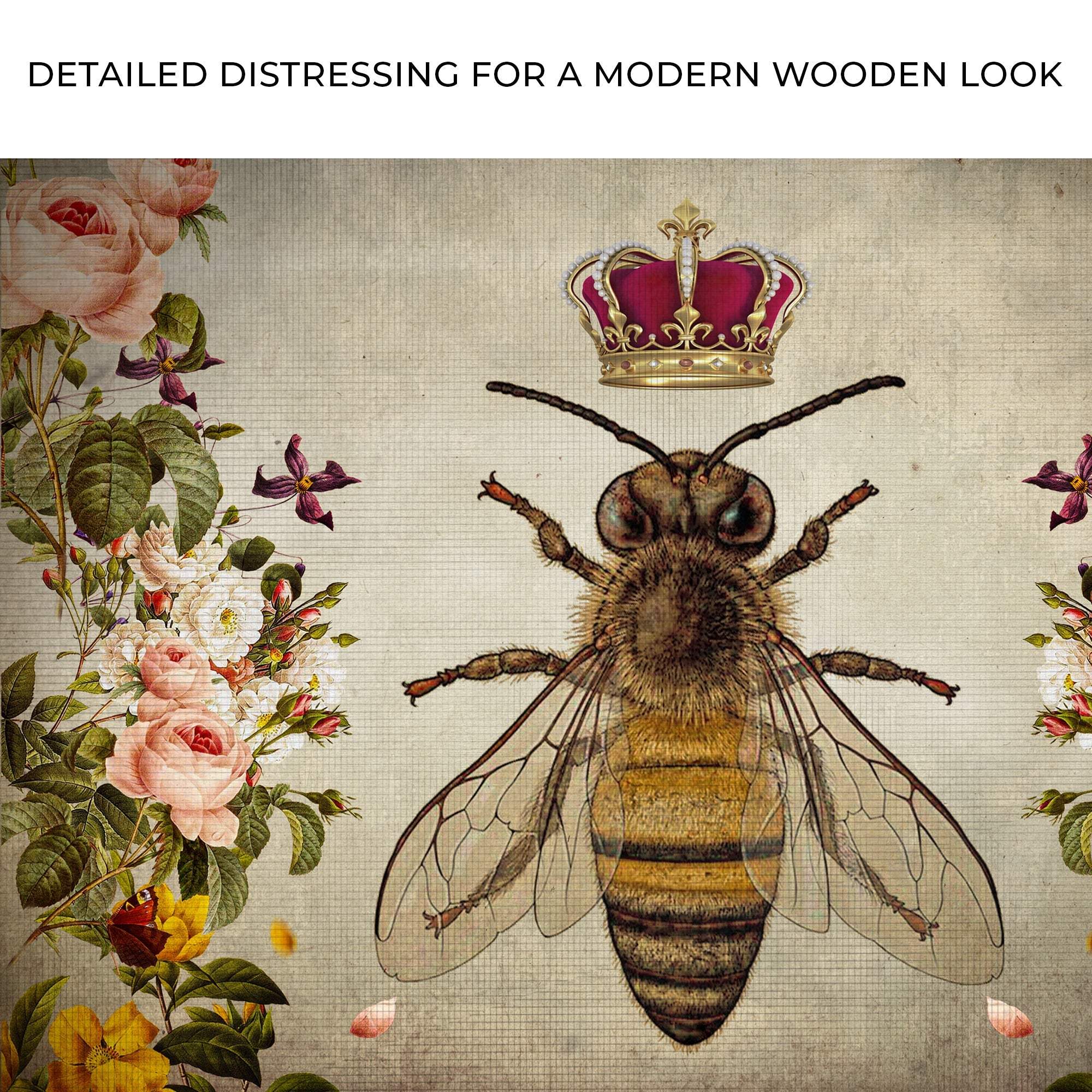 Hail Queen Bee Canvas Wall Art - Tailored Canvases - Flyclothing LLC