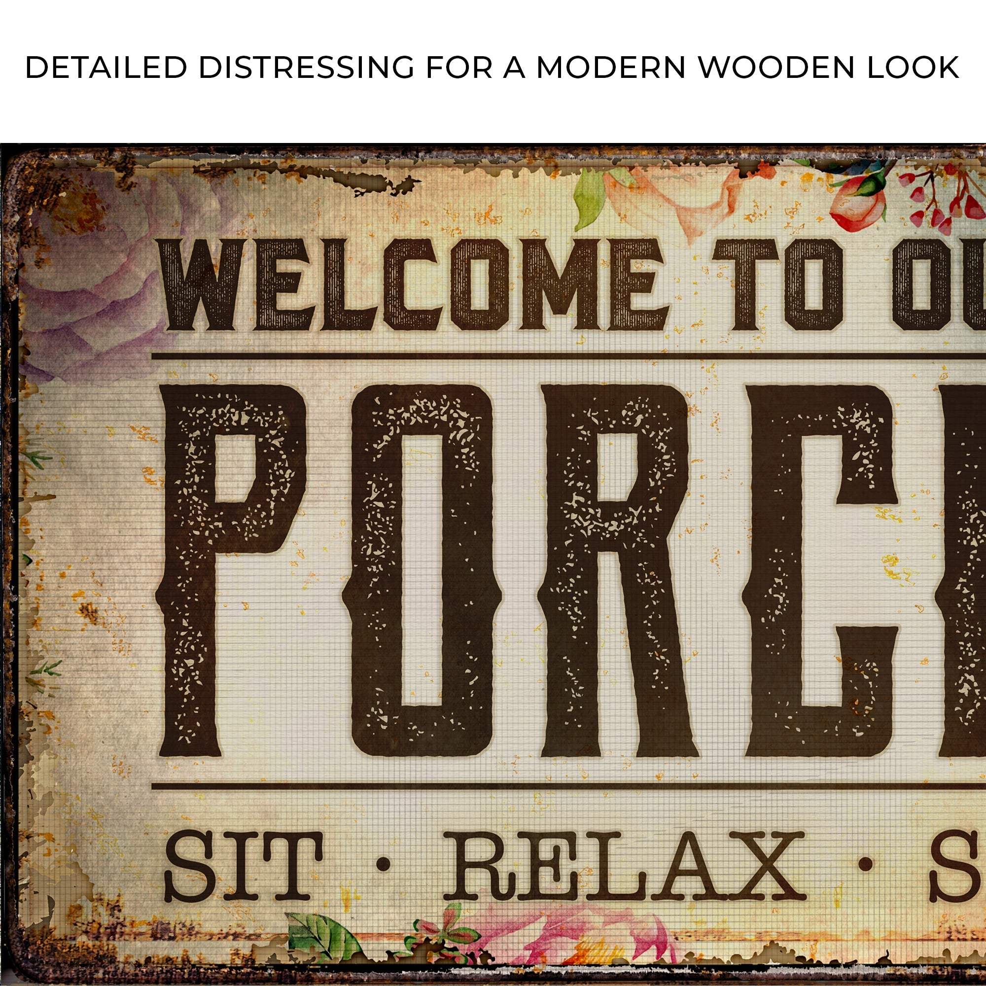 Welcome To Our Porch Sign III - Tailored Canvases - Flyclothing LLC
