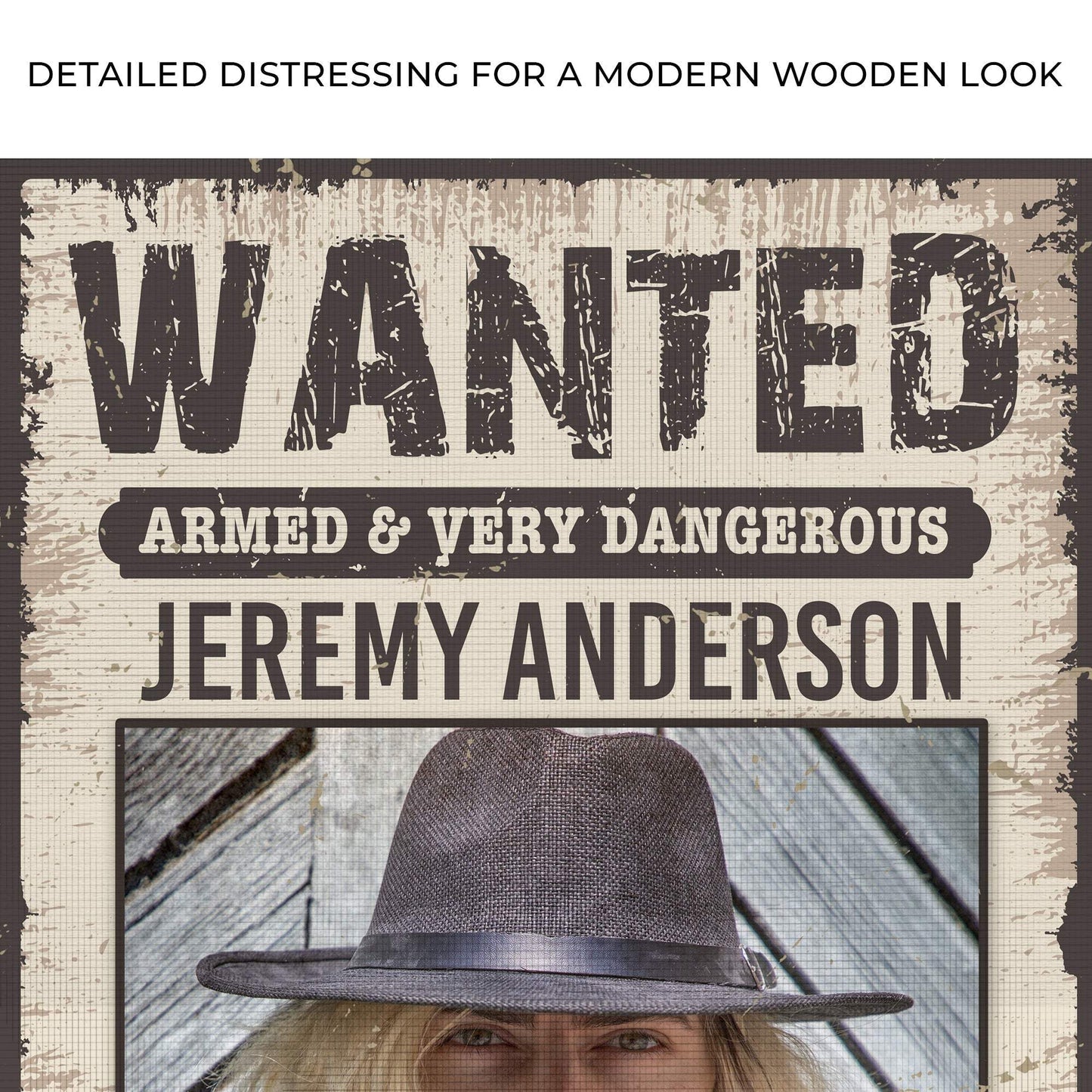 Wanted Sign III - Tailored Canvases - Flyclothing LLC