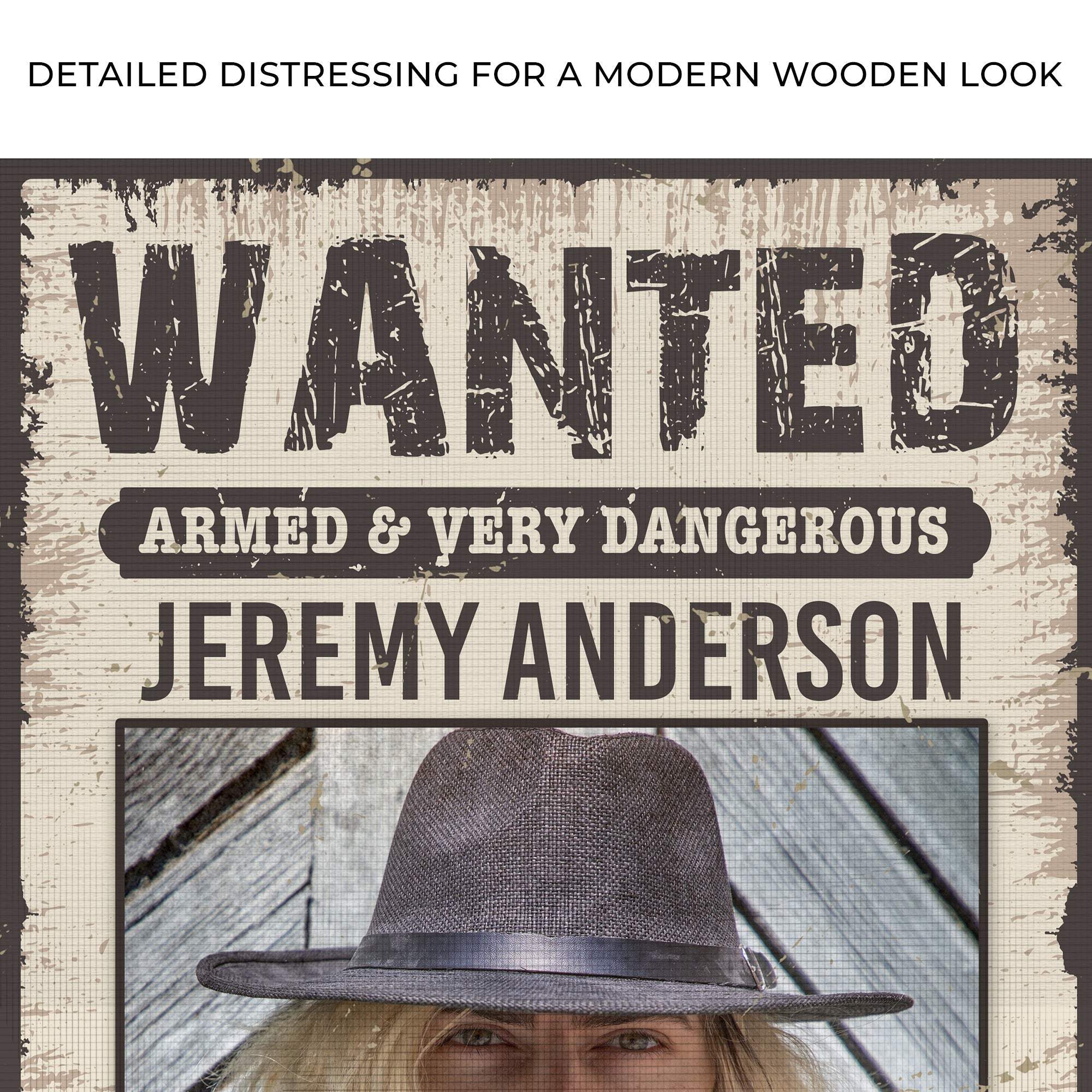 Wanted Sign III - Tailored Canvases - Flyclothing LLC