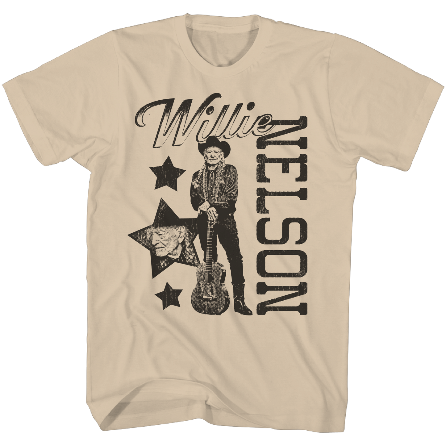 WILLIE NELSON TAN STAR COLLAGE
