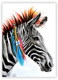 Black Market Art Company Zebra Print