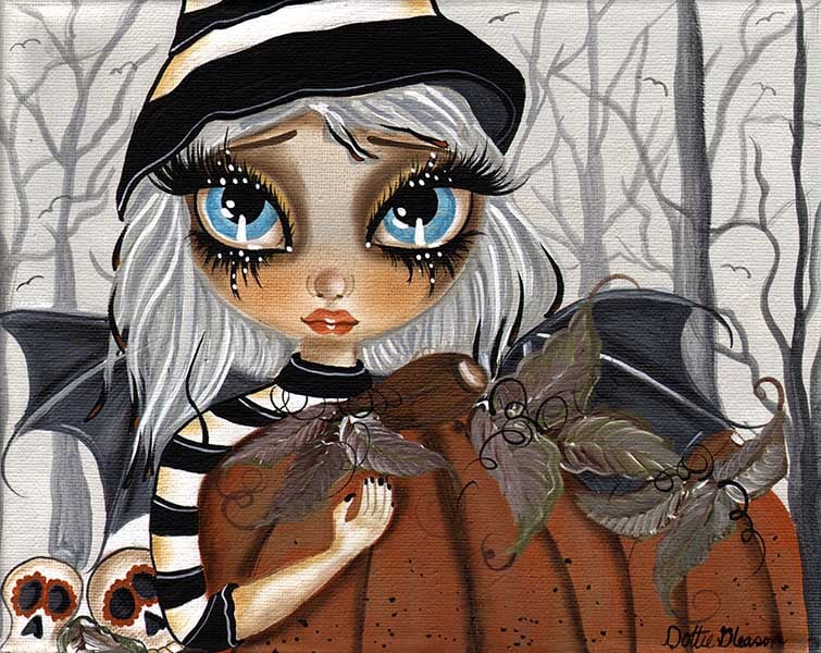 Black Market Art Company Zelda The Haloween Fairy Print