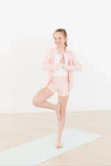 SALE Zen Pink Active Shorty Shorts - Mila & Rose ® - Flyclothing LLC