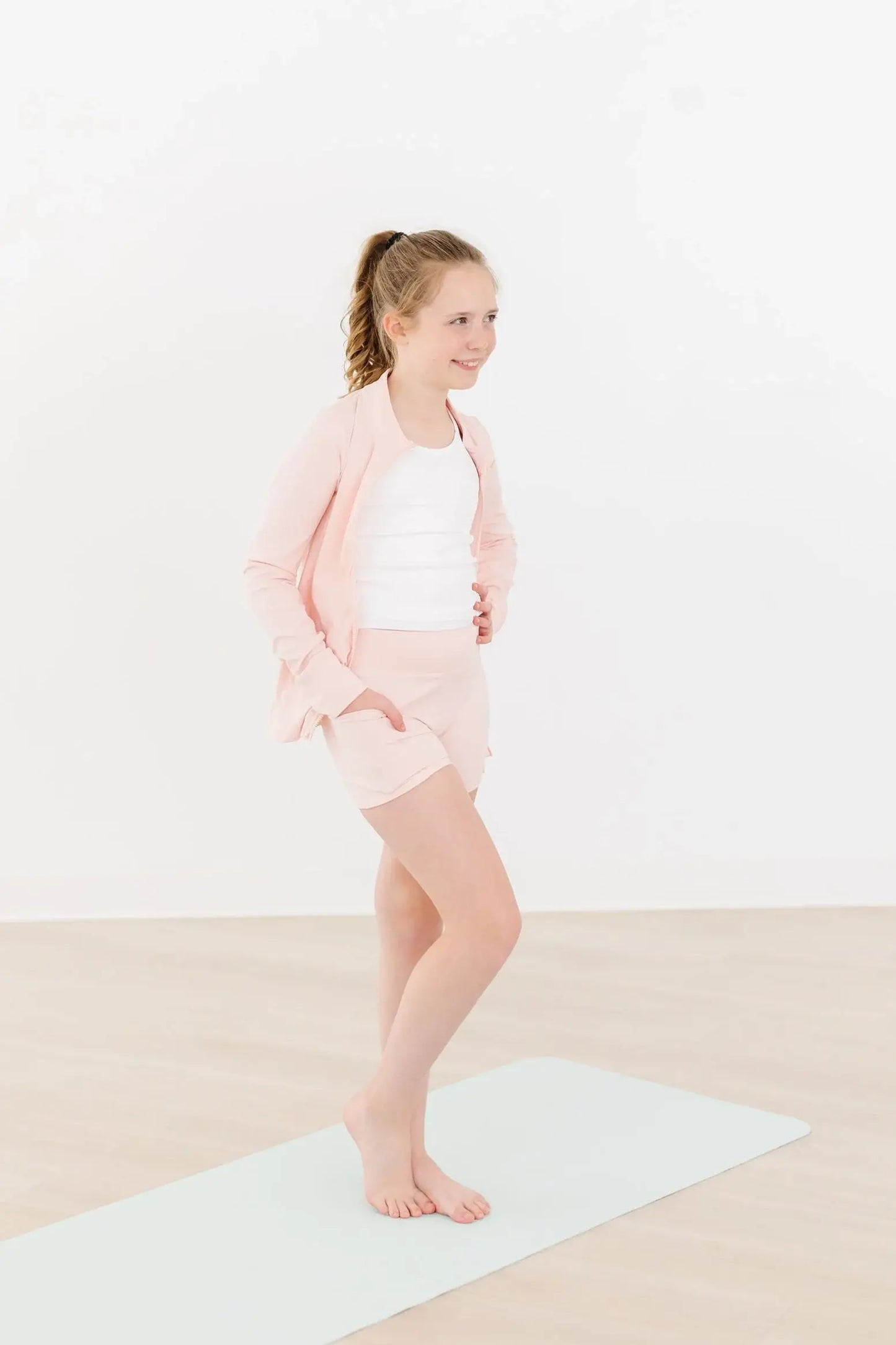 SALE Zen Pink Active Shorty Shorts - Mila & Rose ® - Flyclothing LLC